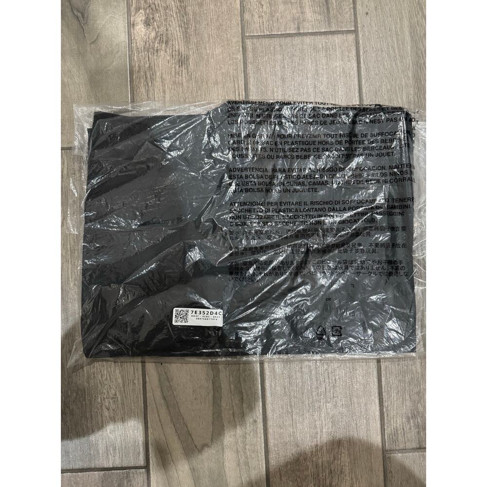 YEEZY GAP by Balenciaga Coated Black Anorak Hoodie Size Small - Picture 4 of 8